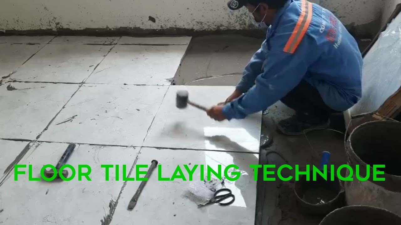 техника укладки напольной плитки / конструкция DL