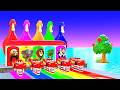 Long Slide Game With Cow Elephant Gorilla Hippopotamus Tiger 3d Animal Game Funny 3d Animals