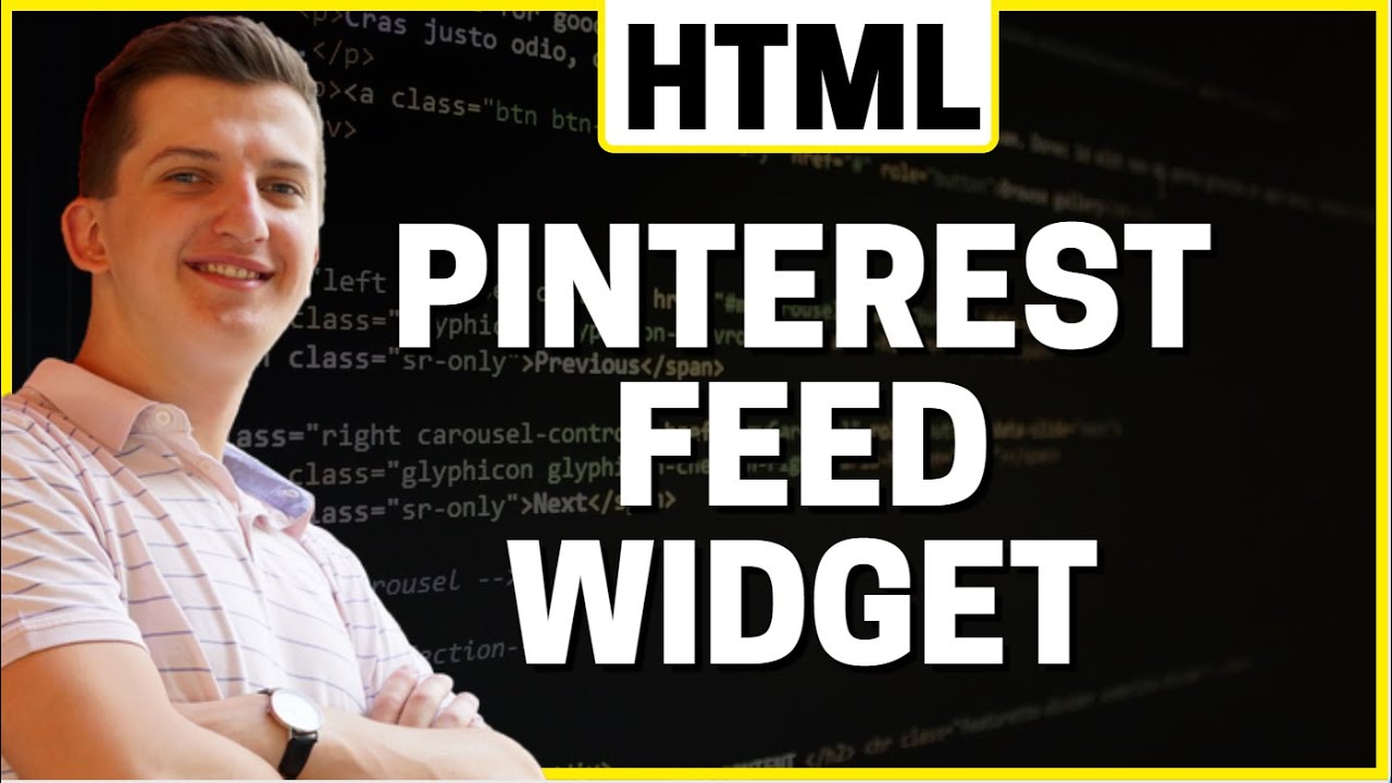 How To Add Pinterest Feed to HTML Website - YouTube