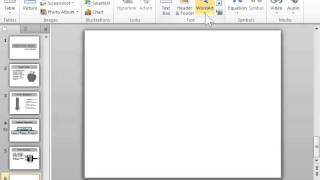 PowerPoint 2010 Add WordArt