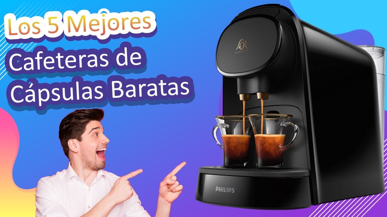 Los 5 Mejores Cafeteras de Cápsulas Baratas - YouTube
