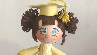 Como hacer Fofulapiz graduada pasó a paso