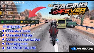 Last Update Racing Fever: Moto MOD APK v1.94.1 ~ Unlimited Coins & Tickets screenshot 3