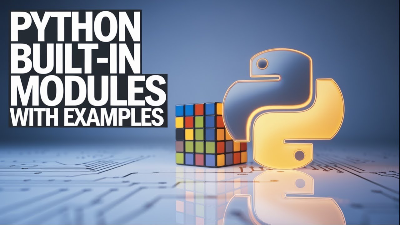 #26 Python Built-in Modules Explained with Example - YouTube