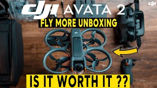 DJI AVATA 2 UNBOXING - FLY MORE COMBO 3 BATTERY
