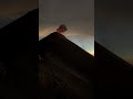 Volcano Erupts Spewing Red-Hot Lava Into Sky