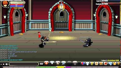 AQW Private Server Tutorials:Project BlackOut How to lvl Fast!!!!!