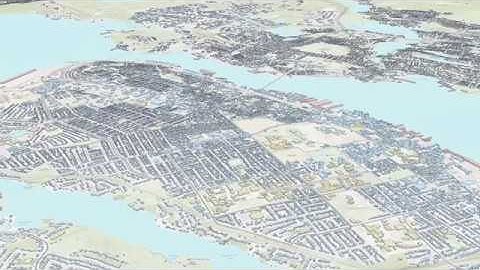 ArcGIS Pro 3D Visualization of Halifax (Cinematic)