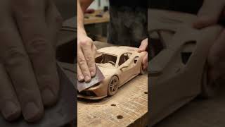 #Ferrari #WoodenCar #MiniatureCar #Handmade #CarBuild #FerrariBuild #Satisfying