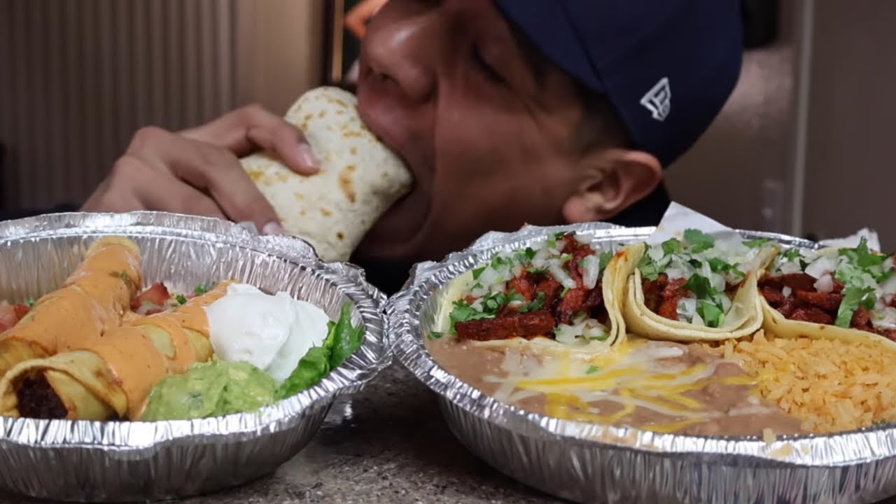 Eating Mexican Food Mukbang