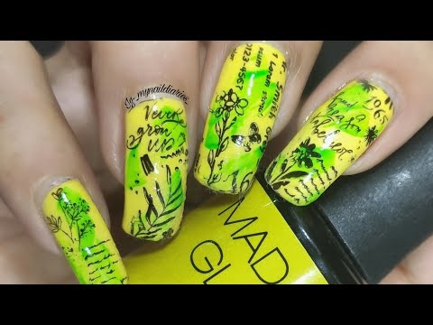 Simple Abstract Nail Art Tutorial Using Madam Glam Gel Polishes!! ( EXCLUSIVE 30% OFF CODE INSIDE)