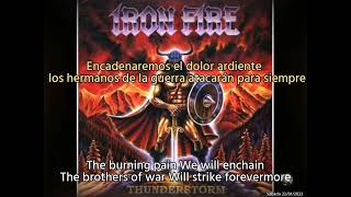 Iron Fire - The Final Crusade (subtitulado inglés - español) letra