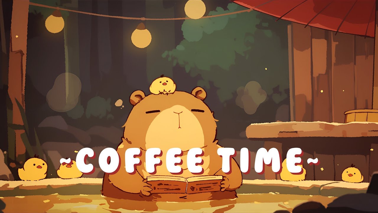 24/7 Capybara Lofi Beats - Relaxing Tunes Collection ~ Gentle Feelings ~ 🦫 📝 | Background Music