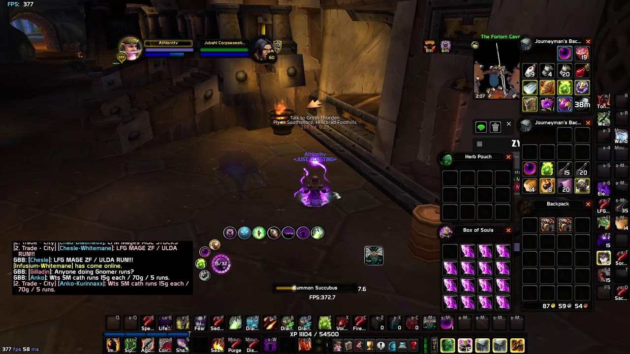 Classic WoW Era Whitemane Cluster Zygor Leveling - YouTube