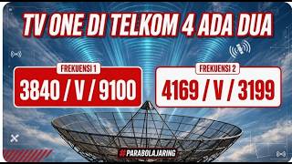 Download lagu TV ONE ON TELKOM 4 HAS TWO FREQUENCIES: 3840/V/9100 AND 4169/V/3199#MESHANTENNA