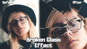 Broken Glass Effect In Photoshop | Vision Lads
