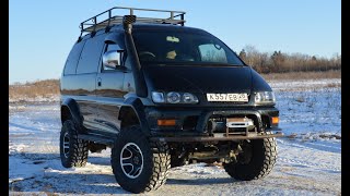 Mitsubishi Delica замена масла в двигателе 6G72 бензин