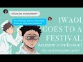 iwaizumi takes oikawa to a romantic festival — iwaoi’s confession