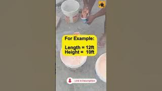 ✅ 𝐇𝐨𝐰 𝐭𝐨 𝐂𝐚𝐥𝐜𝐮𝐥𝐚𝐭𝐞 𝐏𝐚𝐢𝐧𝐭 𝐑𝐞𝐪𝐮𝐢𝐫𝐞𝐝 𝐅𝐨𝐫 𝐖𝐚𝐥𝐥  #viralshorts  #painting