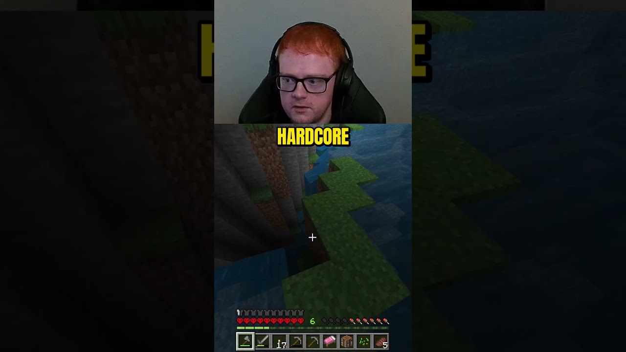 Оги чуть не написал криперу в личные сообщения в Minecraft Hardcore 😂