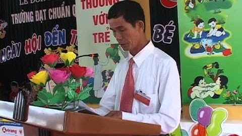 Lễ kai giảng đạt chuẩn trường Mầm non Quỳnh Bảo năm học 2014  2015