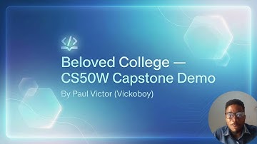 Beloved College — CS50W Final Project Demo (Django, JavaScript, Responsive School Management System)