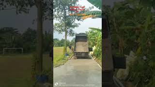Mobil Ngepok Langsir Cor #shorts #konstruksi #beton #pengecoran