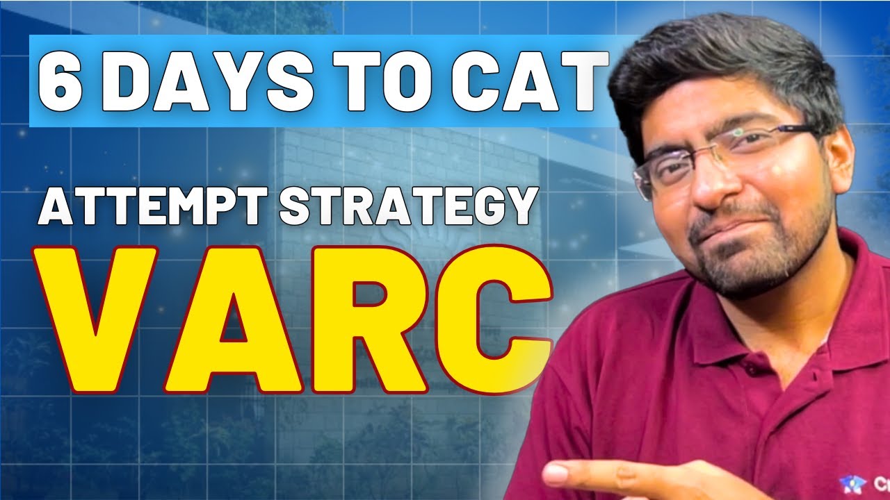 CAT 2024 VARC Attempt Strategy [SIMPLIFIED] - YouTube