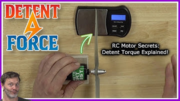 Detent Force Demystified: Boosting RC Motor Performance!
