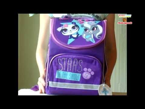 Видеообзор: Школьный ранец Littlest Pet Shop ,Kite, 29494