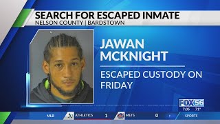 Nelson County deputies looking for escaped transfer inmate