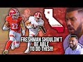 THE BEST FRESHMAN FOOTBALL PLAYER IN CALIFORNIA!!!- Amir Bankhead Highlights [Reaction]