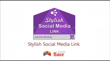 Stylish Social Media Link