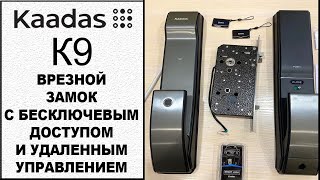 Kaadas K9.Электронный биометрический замок с отпечатком пальца и удаленным управлением.