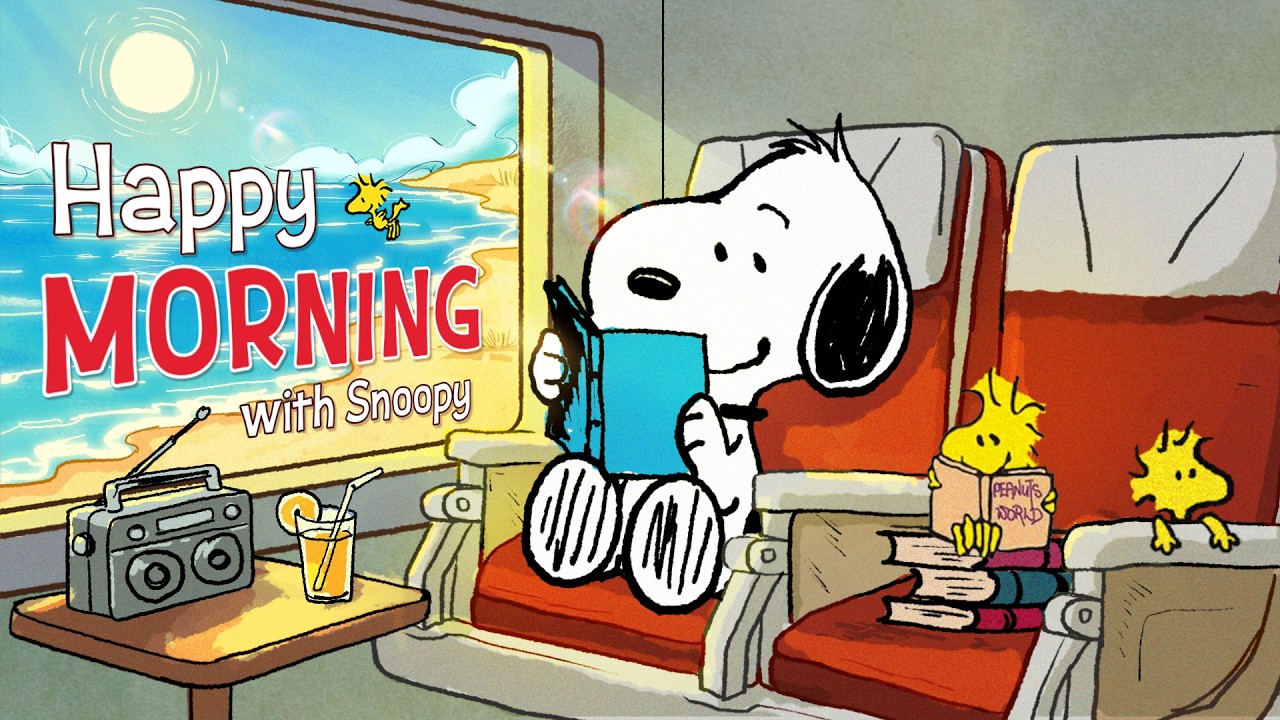 Happy Summer Morning Jazz with Snoopy 🌅📻☀️| Relaxing Bossa