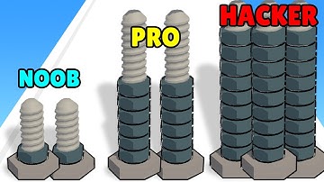 NOOB vs PRO vs HACKER in Piston Stack Run