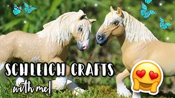 SCHLEICH CRAFTS WITH ME- Prepping/Priming Model Horses - Repaint Tutorial- Updates, and MORE! 😍