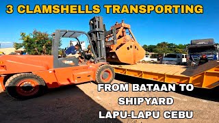 PART 1 TRANSPORTING CLAMSHELLS FROM ORION BATAAN BOUND TO LOOC SHIPYARD LAPULAPU CEBU \
