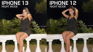 iPhone 13 vs iPhone 12 NIGHT MODE Camera Test
