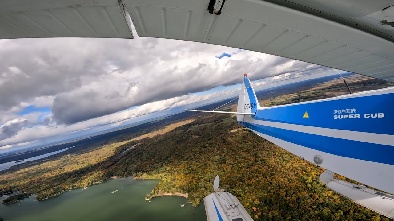 Airport, dead ahead! Part 20: Flying our Piper Super Cub backcountry floatplane/seaplane home! MV