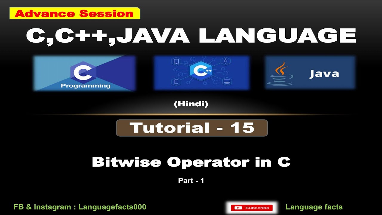PART 15 Bitwise Operator In C 01 Programming In C viral shortvideos PART 15 Bitwise Operator In C 01 Programming In C viral shortvideos