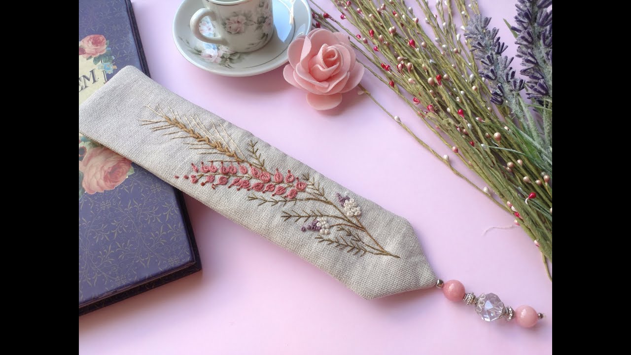 Marcador de Livros Bordado | Passo a passo