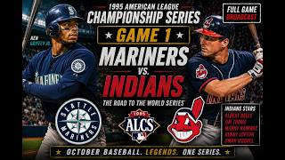 1995 ALCS Game 1 – Mariners vs Indians | FULL Game | 90s Powerhouse Showdown