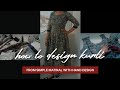 Beautiful hand design kurti with simple material