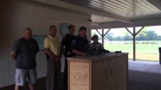 Davison Township Police held a press conference at 3:30 p.m. today.