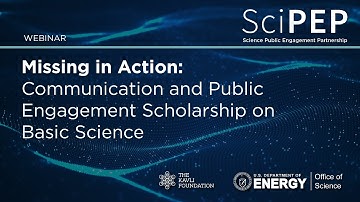 Missing in Action: Communication and Public Engagement Scholarship on Basic Science