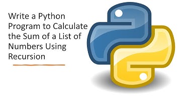 Write a Python Program to Calculate the Sum of a List of Numbers Using Recursion