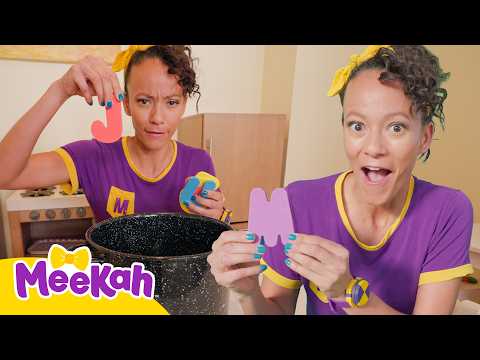 Meekah Collects Letters for an Alphabet Soup | Playground Fun | Educational Videos for Kids