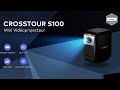 Crosstour Mini vidéoprojecteur S100 - DLP - 100 ANSI Lumens 2000:1 -  Crostour S100 Projector