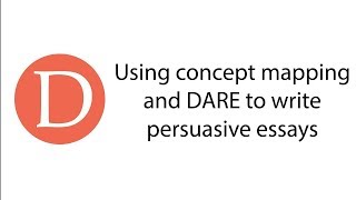 Using concept mapping and the DARE writing strategy to write persuasive essays